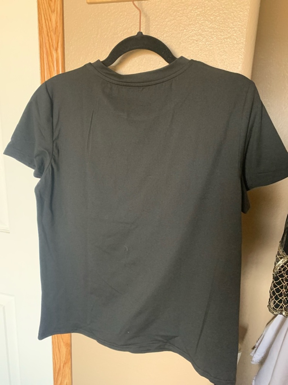 WESTERN Graphic Print Darlin' Black Crewneck Short Sleeved Tee Shirt Size Medium - Picture 4 of 5